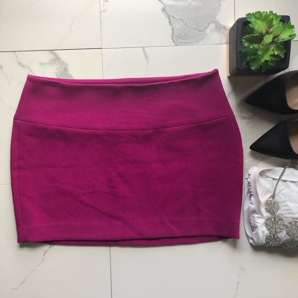 Express Dresses & Skirts - SOLD Express Purple Fitted Mini Skirt